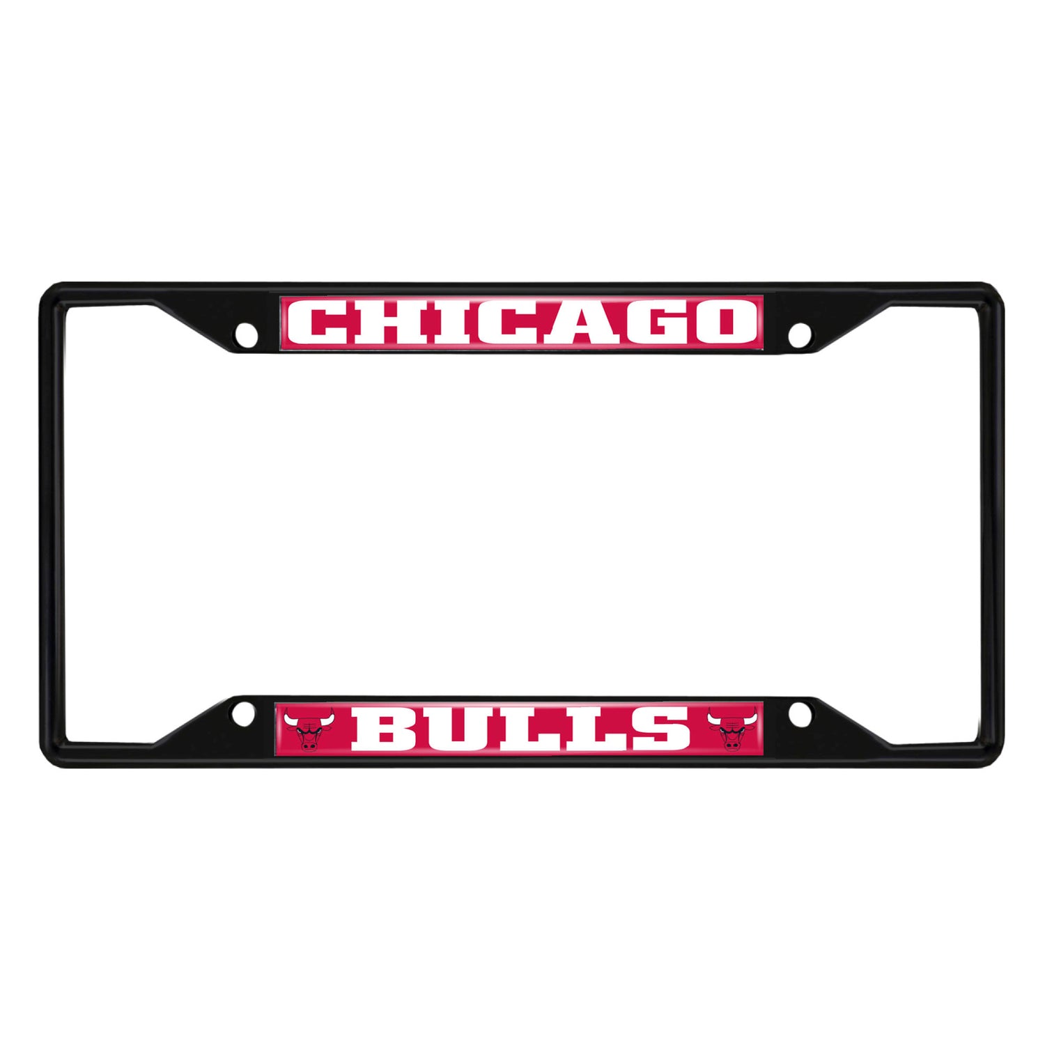 Fanmats NBA Chicago Bulls License Plate Frame - Black