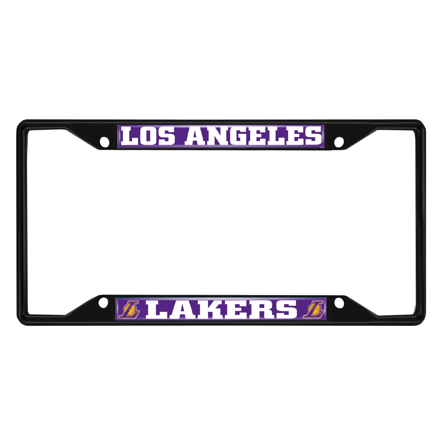 Fanmats NBA Los Angeles Lakers License Plate Frame - Black