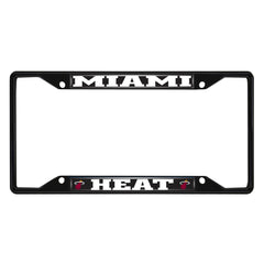 Fanmats NBA Miami Heat License Plate Frame - Black Fanmats