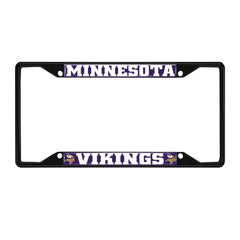 Fanmats Minnesota Vikings License Plate Frame - Black Fanmats