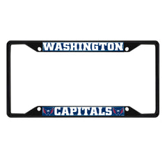 Fanmats Washington Capitals License Plate Frame - Black Fanmats