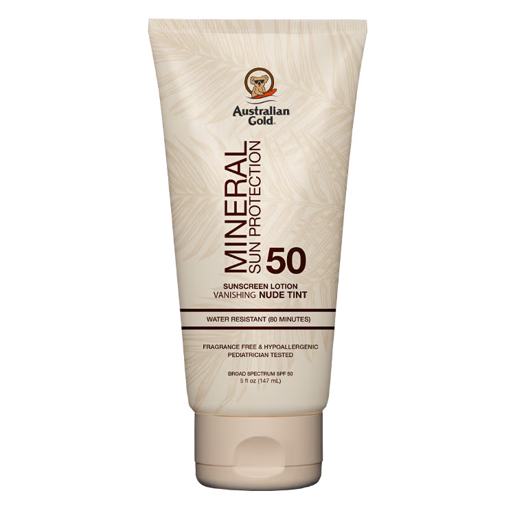 Loción mineral FPS 50 de Australian Gold - 5 oz.