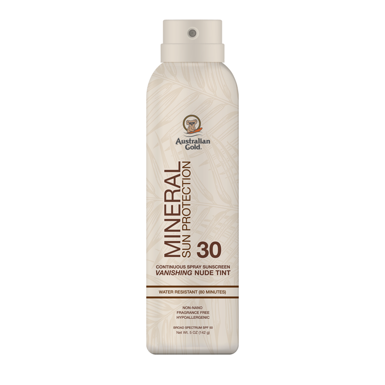 Australian Gold Mineral SPF 30 Continuous Spray - 5 oz. - PinkPro Beauty Supply
