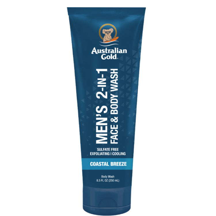 Australian Gold Men's 2-In-1 Face & Body Wash 8.5 oz.