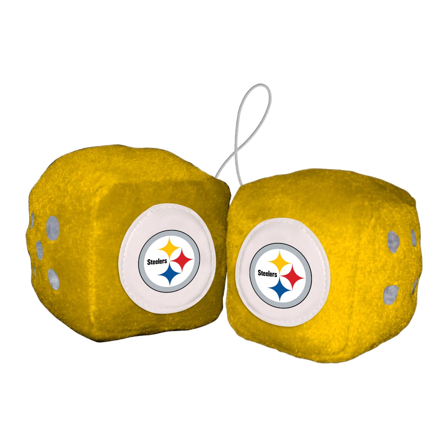 Fanmats Pittsburgh Steelers Fuzzy Dice