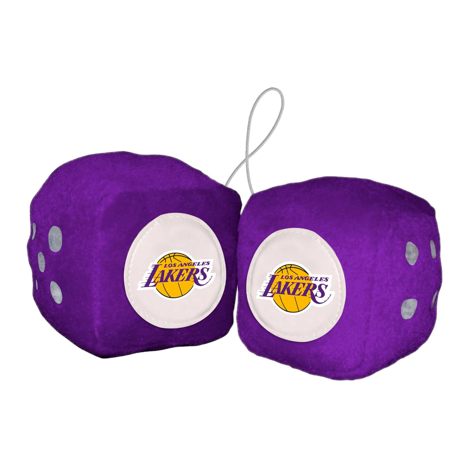 Fanmats Los Angeles Lakers Fuzzy Dice