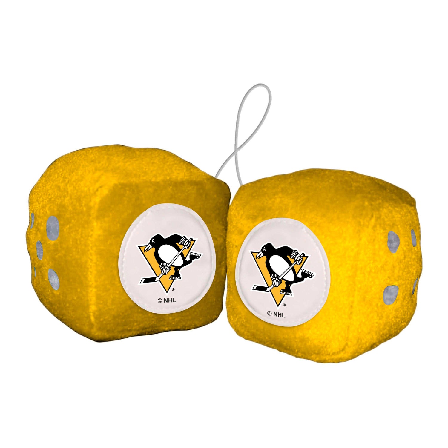 Fanmats Pittsburgh Penguins Fuzzy Dice