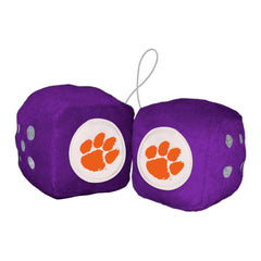 Fanmats Clemson Tigers Fuzzy Dice Fanmats