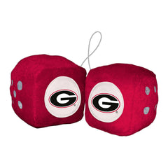 Fanmats Georgia Bulldogs Fuzzy Dice Fanmats