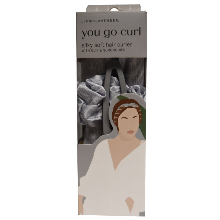 Heatless Curl Set Gray PinkPro Beauty Supply