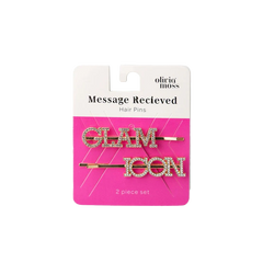 Olivia Moss Hair Pins - 2 Piece Glam Icon - PinkPro Beauty Supply