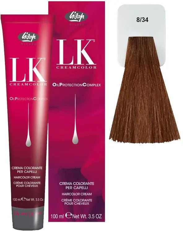 Lisap LK OPC Permanent Color 8/34 - PinkPro Beauty Supply
