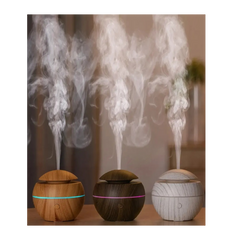 Mini Diffuser Ultrasonic Aroma - Light Wood - PinkPro Beauty Supply