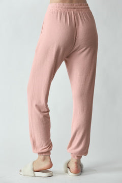 Risen Soft Knit Lounge Jogger - Blush - PinkPro Beauty Supply