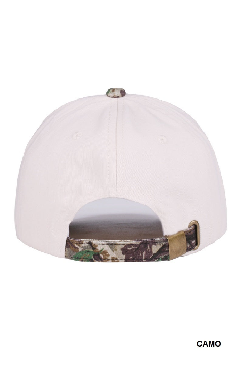Trucker Hat God Is Good All The Time Two Tone Canvas Camo