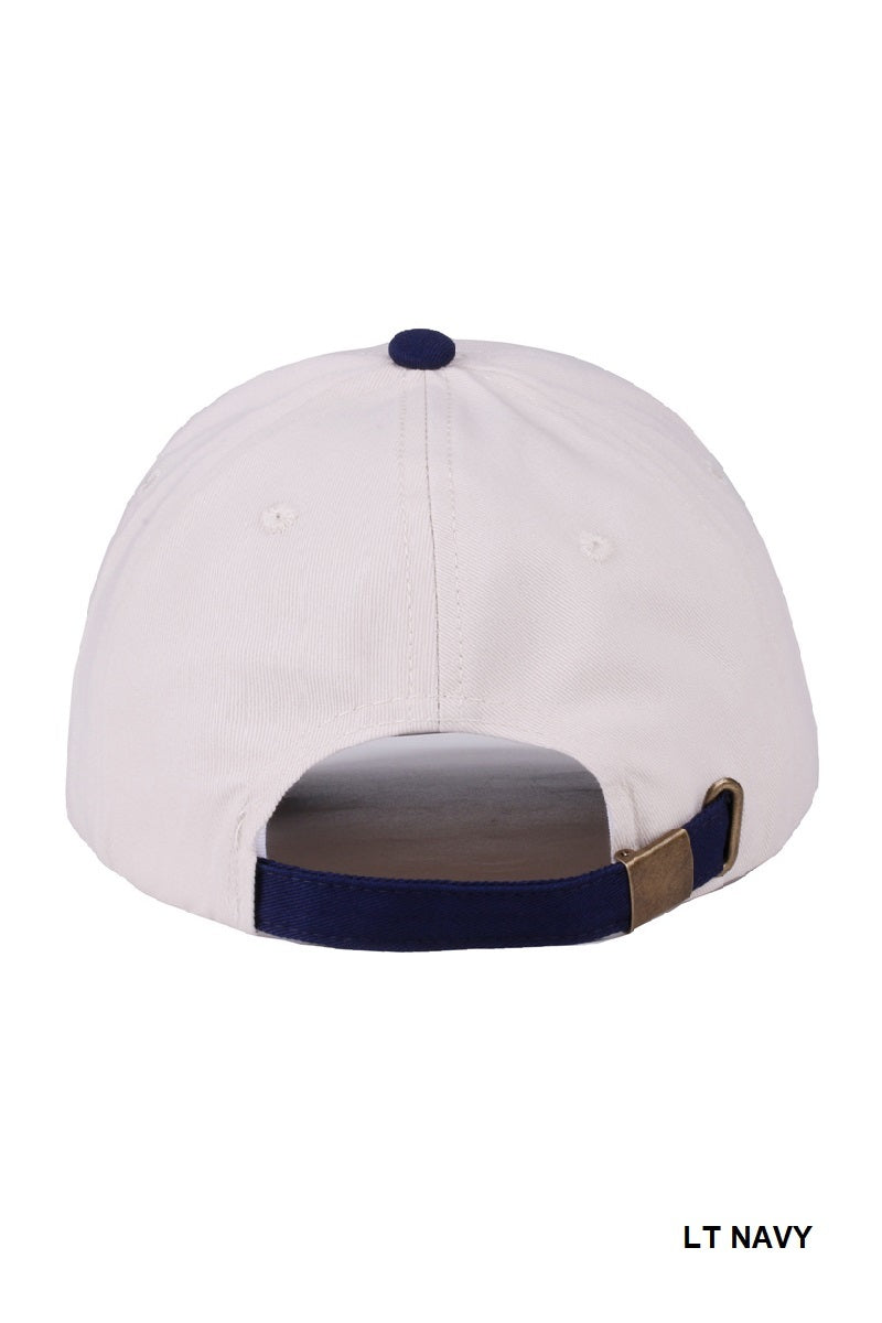 Zenana Two Tone Canvas Hat Two Tone Canvas Hat 