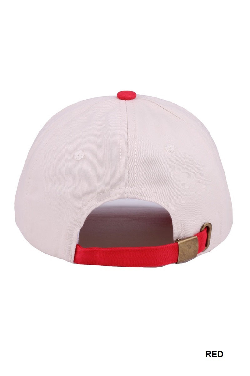 Zenana Two Tone Canvas Hat Two Tone Canvas Hat 