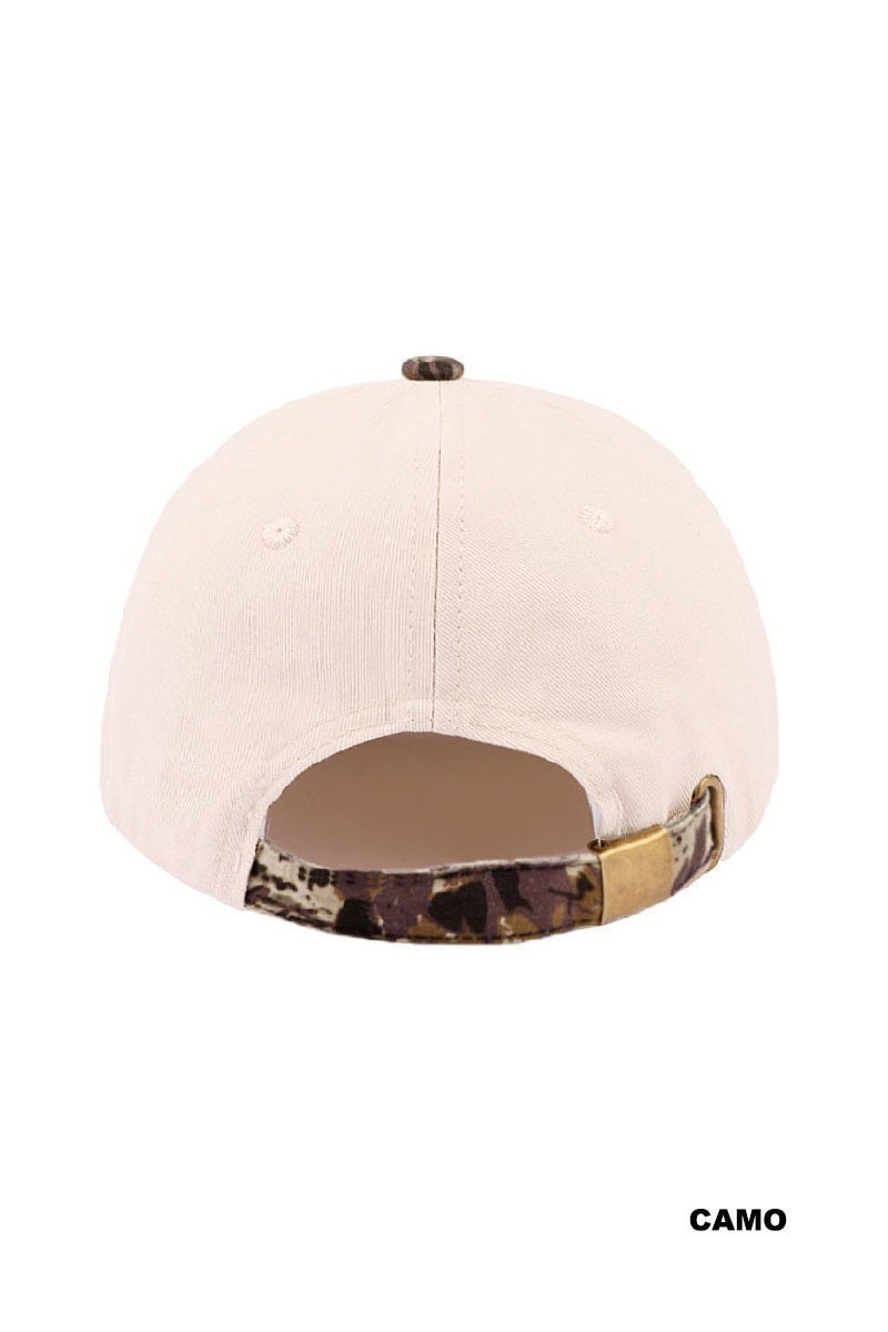 Zenana Two Tone Canvas Hat Two Tone Canvas Hat 