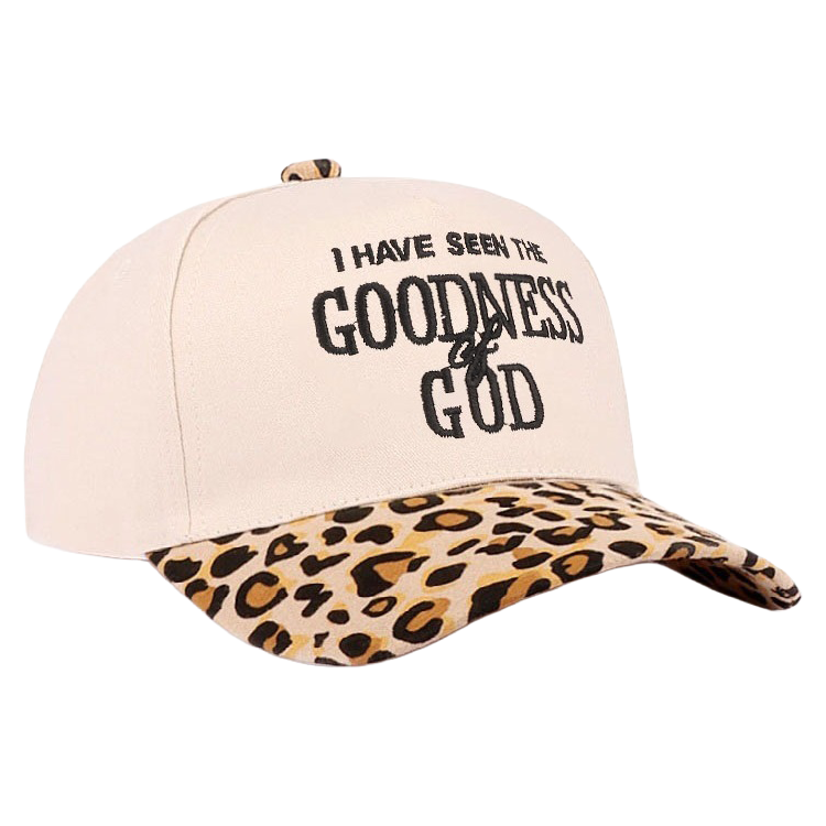 Zenana Cap Two Tone Goodness of God-Leopard