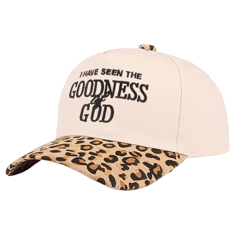 Zenana Cap Two Tone Goodness of God-Leopard