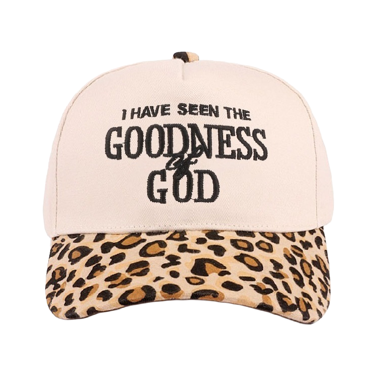 Zenana Cap Two Tone Goodness of God-Leopard