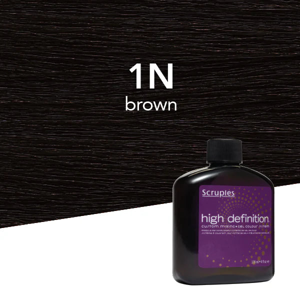 Scruples High Def Custom Mixing Gel Color - 1N Neutral Base Brown 4 oz.