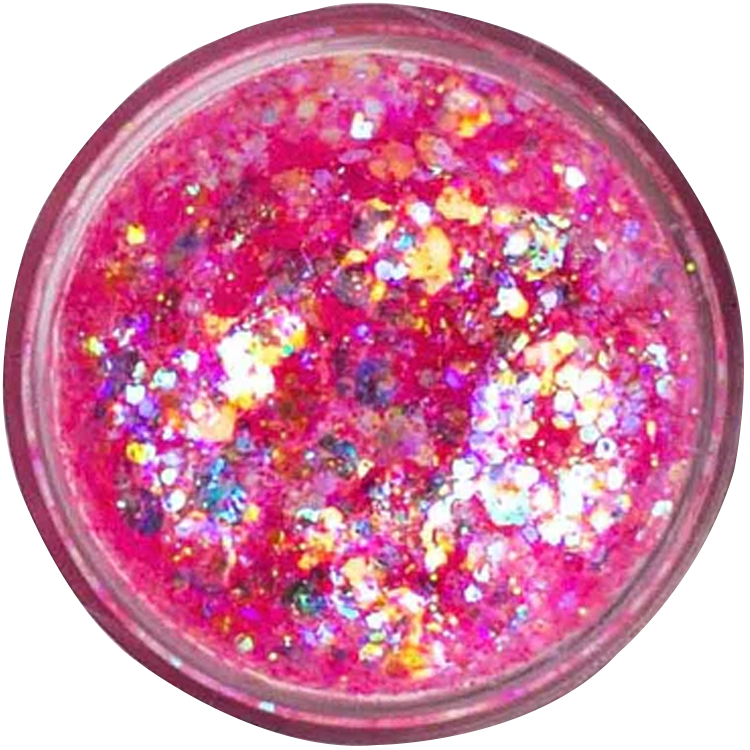 Galexie Glister Pink Glow Luxury Glitter Gel