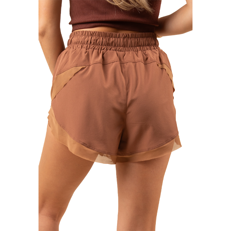 Active Shorts with Mesh Detail