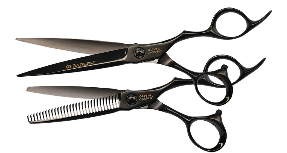 Olivia Garden Barber Shears Intro Case Deal - 7