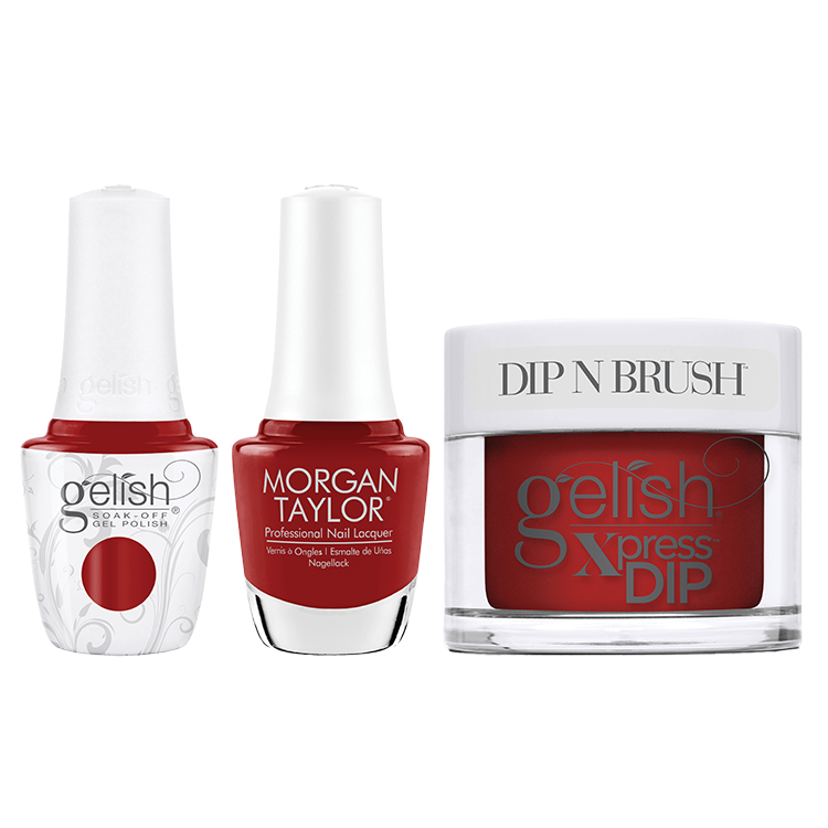gelish & morgan taylor trío - campo de agua