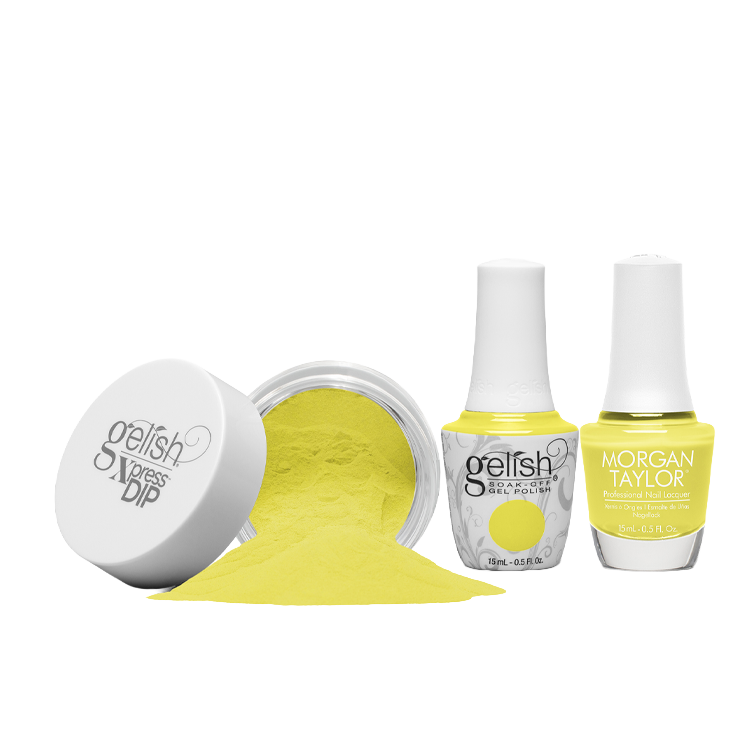 *Pre-Order*Gelish & Morgan Taylor Trio Keep It Juicy - Lemon Drop Lush