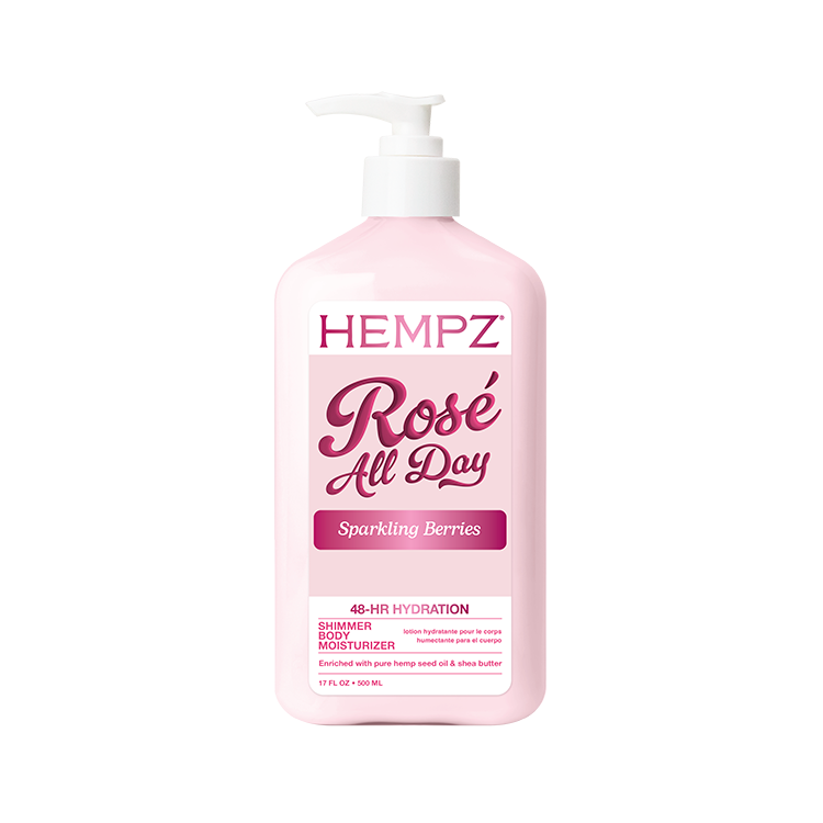 Hempz Rose All Day Sparkling Berries Moisturizer 17 oz.