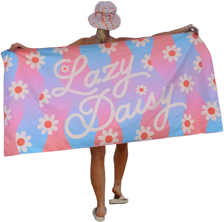Lazy Daisy Quick Dry Beach Towel