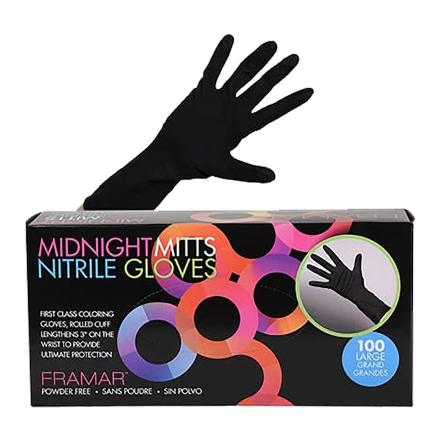 Framar Midnight Mitts Nitrile Gloves Medium