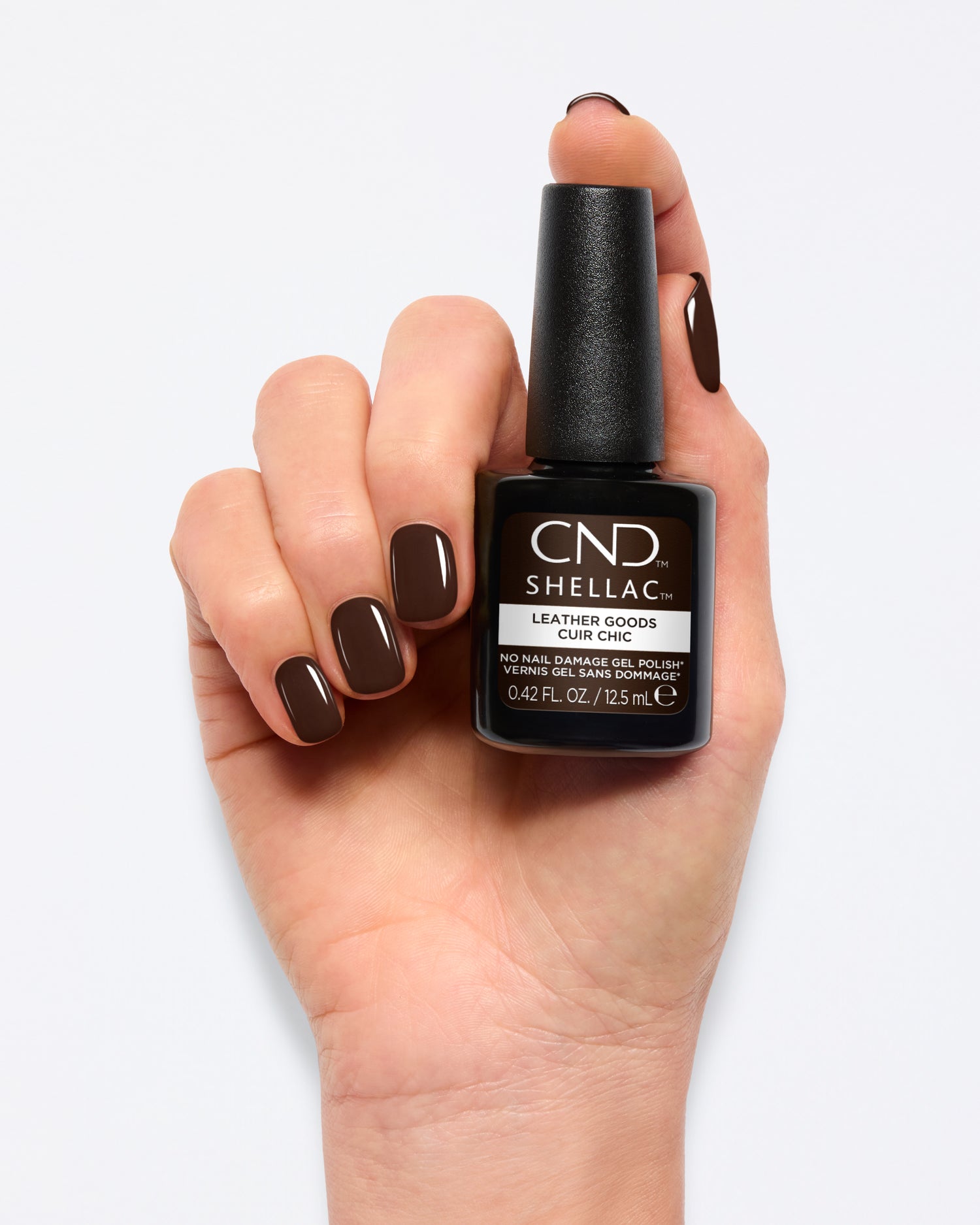**Pre Order** CND Shellac Color Callback Collection- Leather Goods#454  .42 oz.