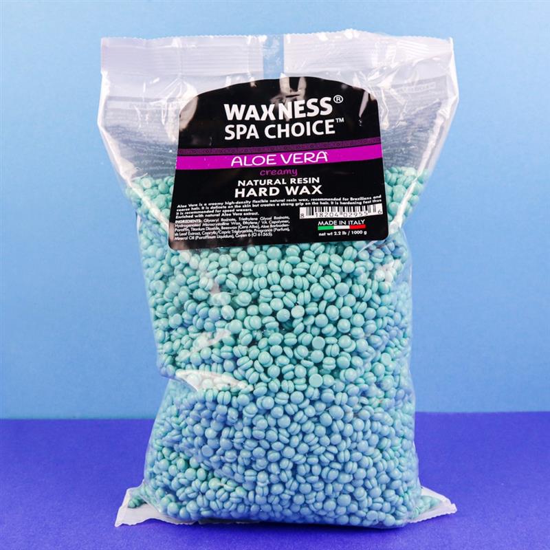 Waxness Spa Choice Aloe Vera Hard Wax Beads 35.27 oz (2.2lbs)