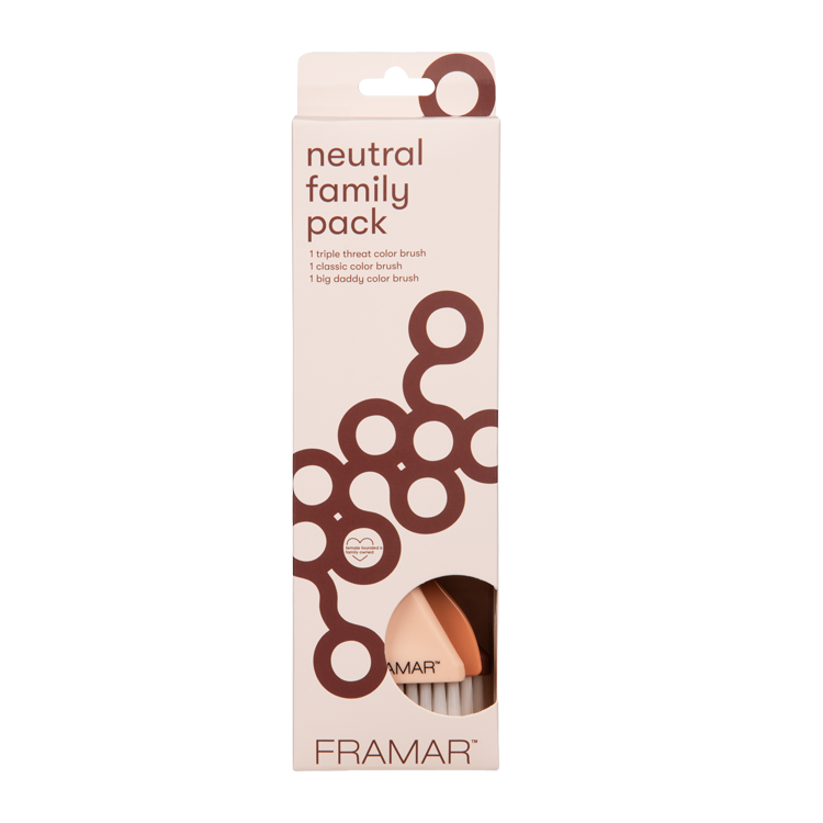 Framar Family Pack Brush Set Neutral