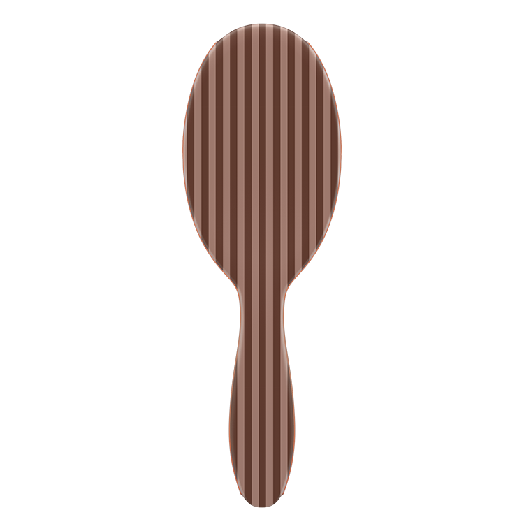 Framar Mini Polish Brush Stripes Chocolate