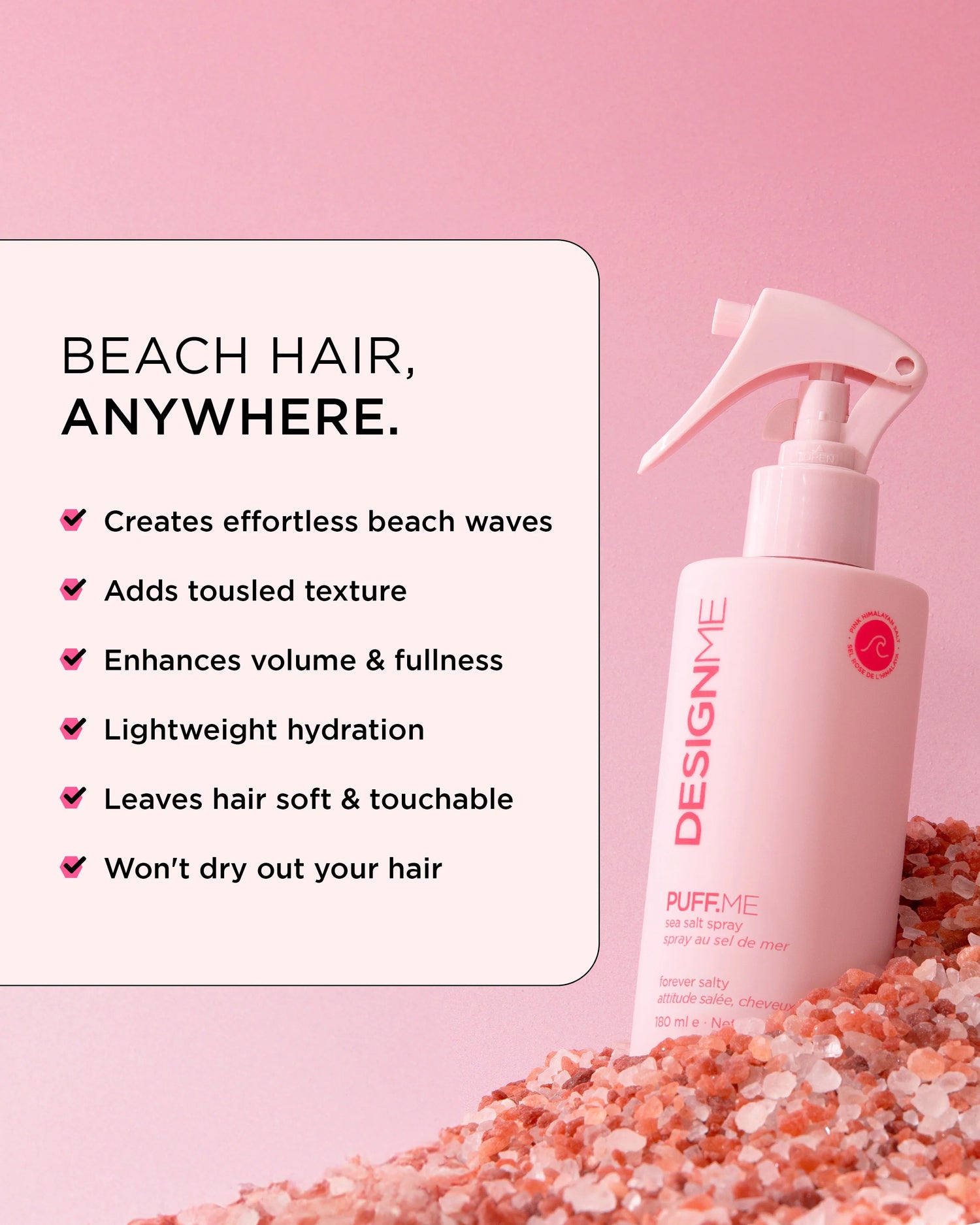 DESIGNME PUFF.ME Sea Salt Spray 6 oz