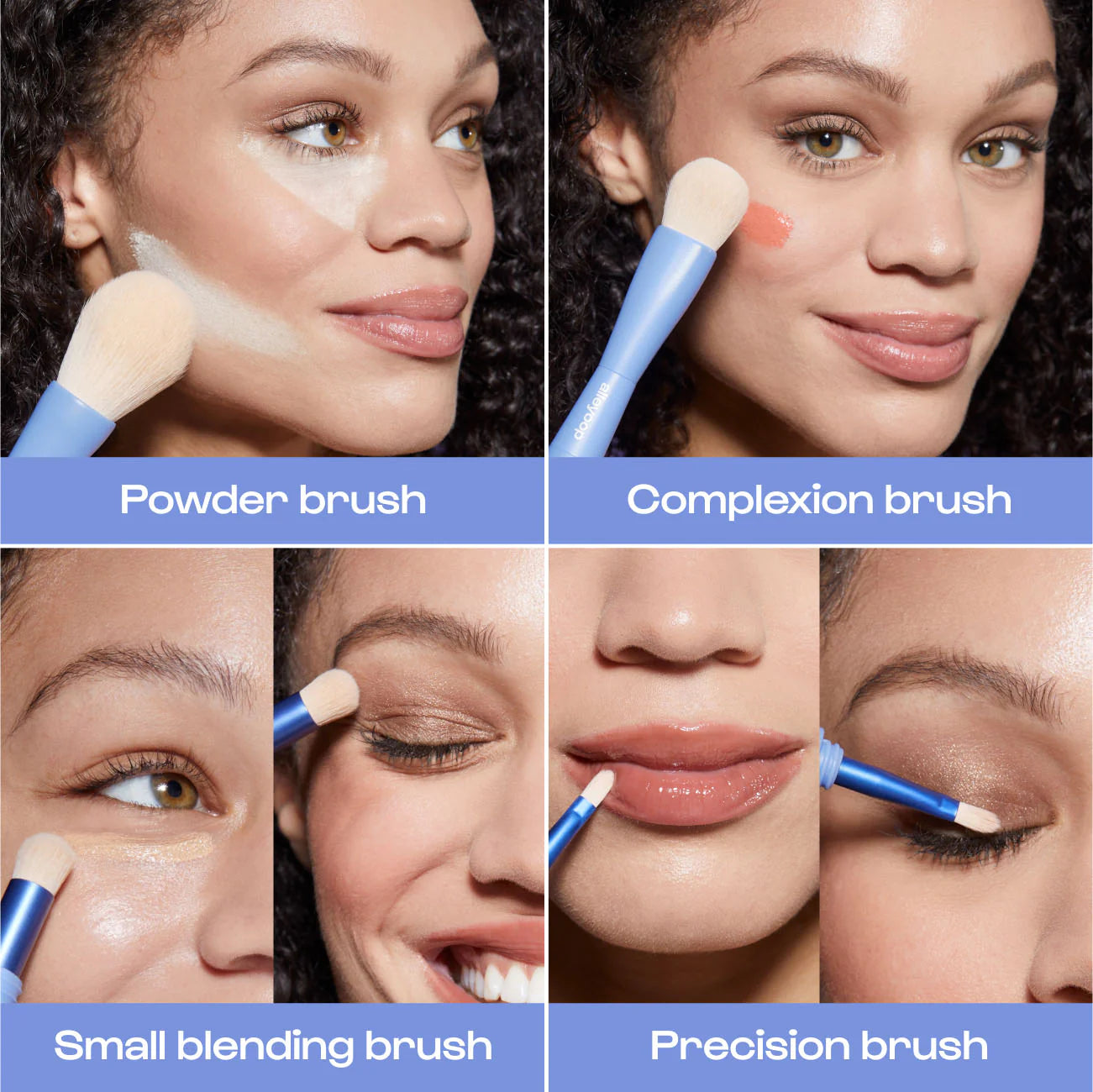 Alleyoop Overachiever 4-in-1 Makeup Brush