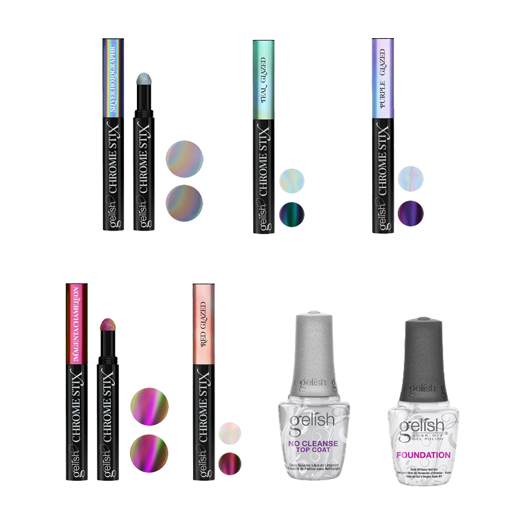 Gelish Chrome Stix Bundle