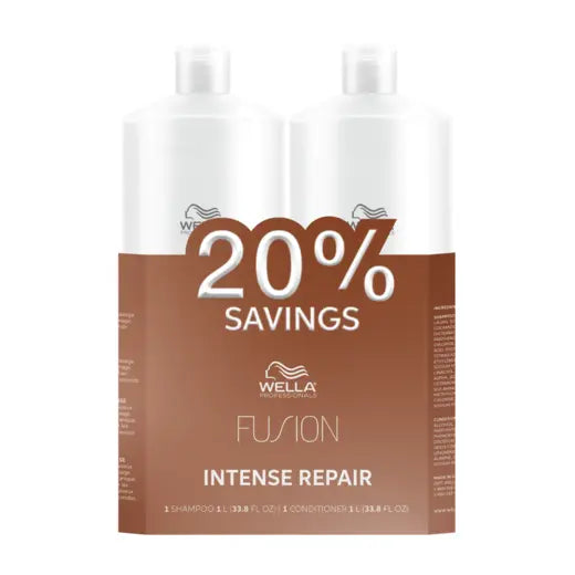 Wella Professionals Fusion Shampoo and Conditioner Liter Duo