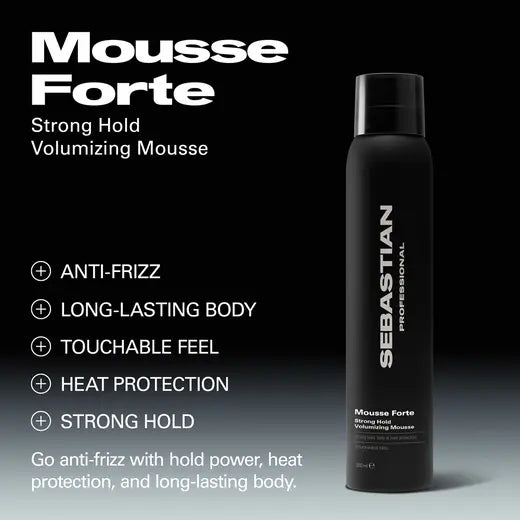 Sebastian Professional Mousse Forte Strong Hold Volumizing Mousse 6.7 oz.