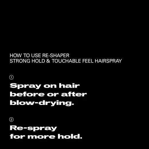 Sebastian Professional Reshaper | Strong Hold & Touchable Feel Hairspray