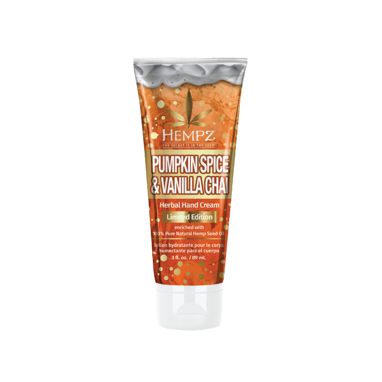 Hempz Limited Edition Pumpkin Spice & Vanilla Chai Hand Cream 3 oz.