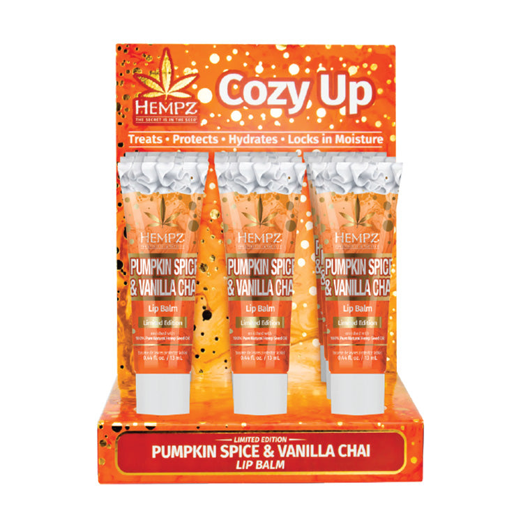 Hempz Keep It Spicy Lip Balm Display 12 Piece