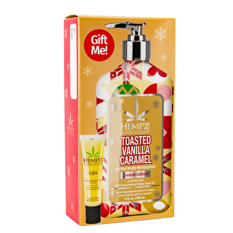 Hempz Toasted Vanilla Caramel 2 Piece Gift Set