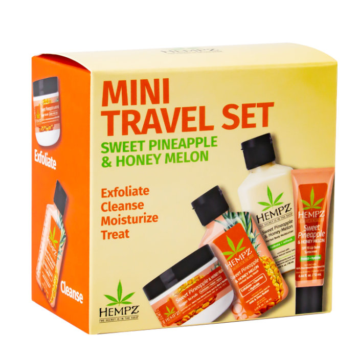 Hempz Sweet Treats 4 Piece Kit Sweet Pineapple