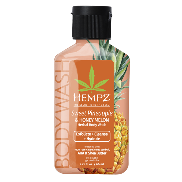 Hempz Sweet Pineapple Body Wash 2.25 oz.