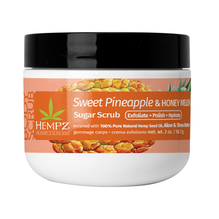 Hempz Sweet Pineapple Body Scrub 2 oz.